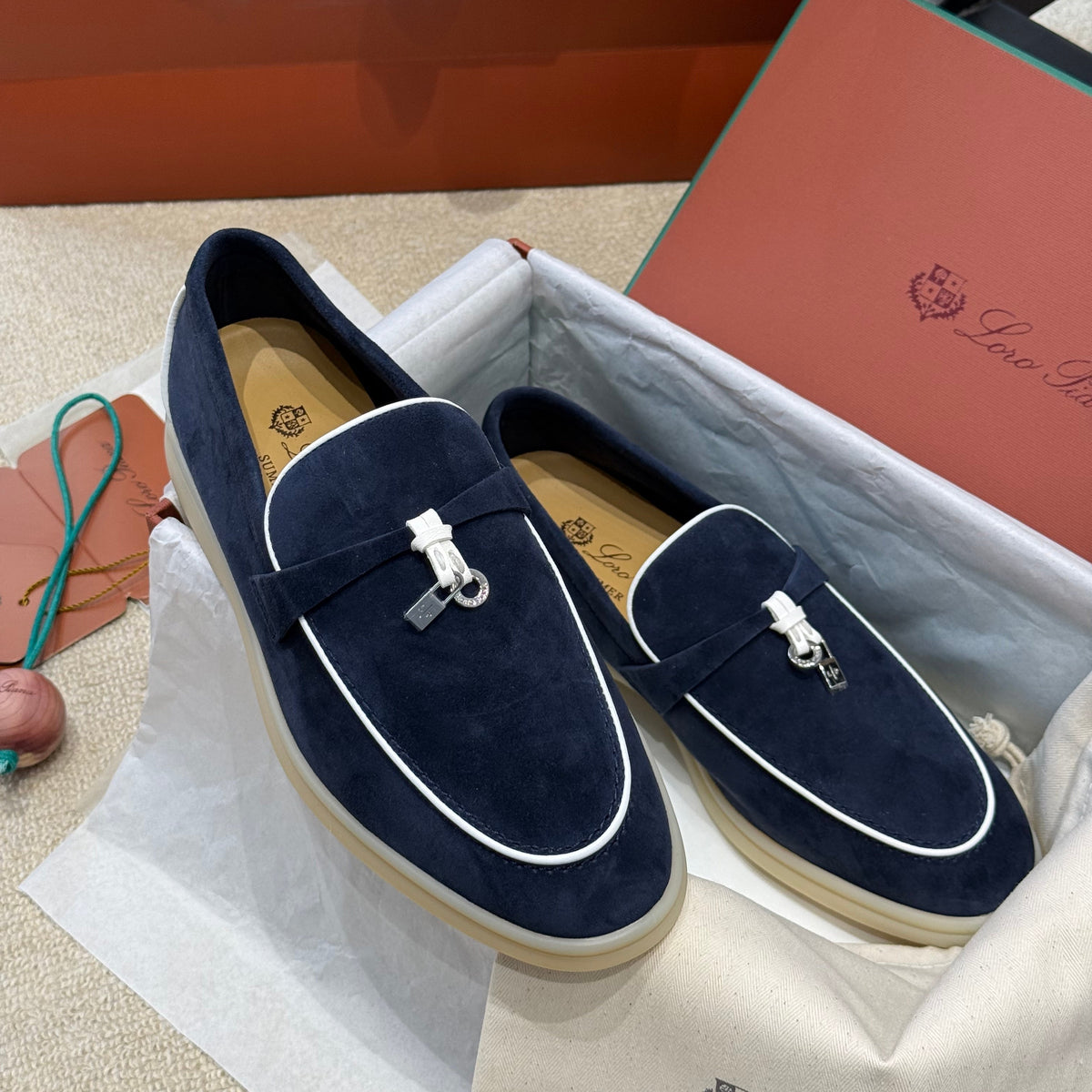 Shoes- Loro P Loafers Premium Designer Casual Shoes