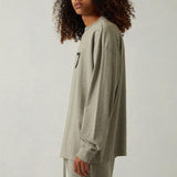 Front view of Fear of God Essentials Long T-shirt premium t-shirt