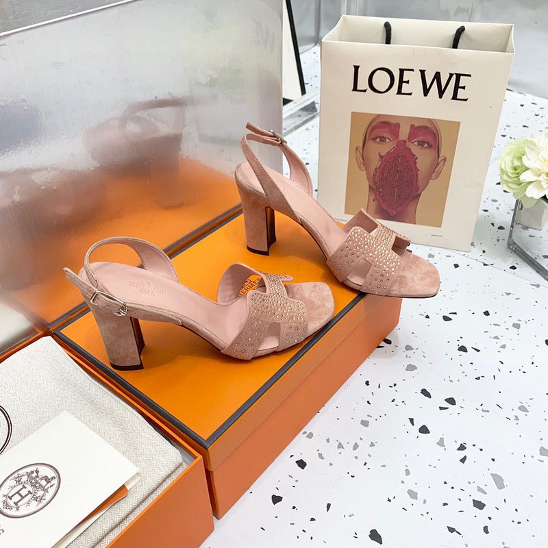 Hermes sandals Style 141 - logo and branding close-up