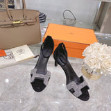 Hermes shoes Style 370 - top view showing design (alternate angle)