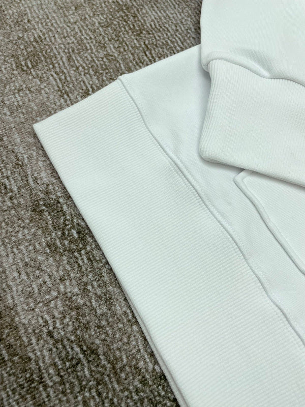 Close-up of Amiri hoodie craftsmanship