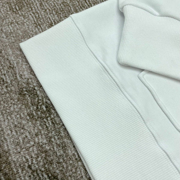 Close-up of Amiri hoodie craftsmanship