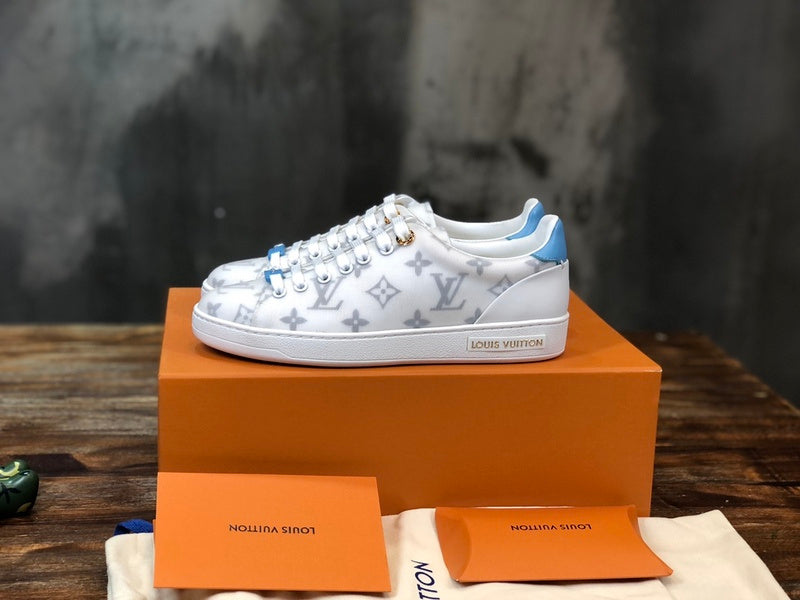 Louis Vuitton Chocolate Brown Low-Top Sneakers - Lifestyle Styling Shot
