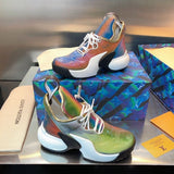 Close-up of Louis Vuitton shoes craftsmanship