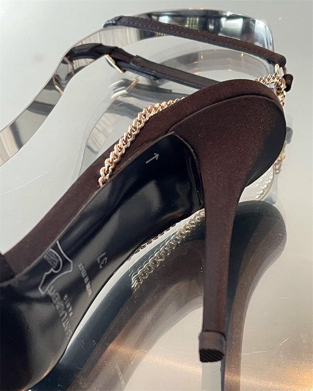 Saint Laurent designer shoes full view