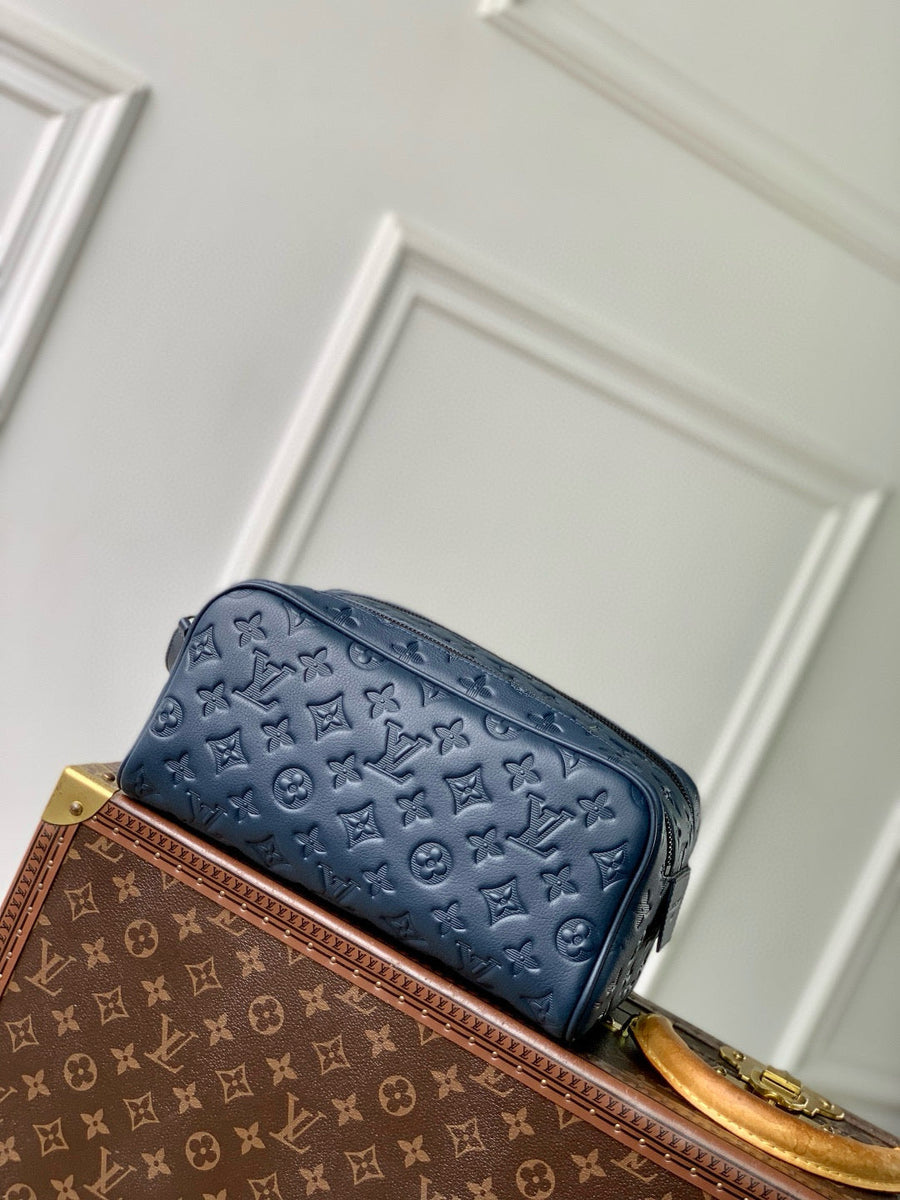 Louis Vuitton Bags- Louis Vuitton Lou Dopp Kit Toiletry Bag Elegant Everyday Designer Handbag
