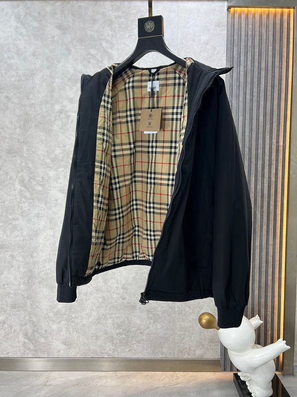 Close-up of Burberry designer clothing craftsmanship