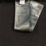 Close-up of Balenciaga designer clothing craftsmanship