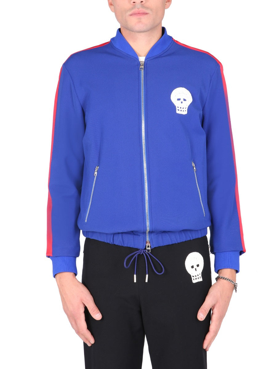 Alexander McQueen Hoodies? Alexander Mcqueen Men "Skull" Embroidered Sweatshirt Comfortable Luxury Streetwear Hoodie