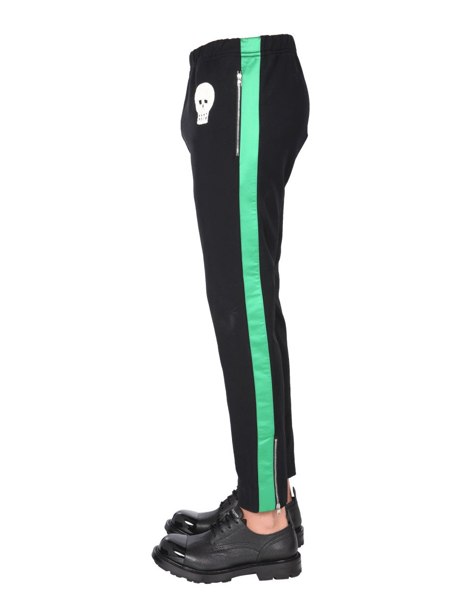 Alexander McQueen Pants? Alexander Mcqueen Men Jogging Pants With Embroidered Skull Tailored Everyday Designer Pants