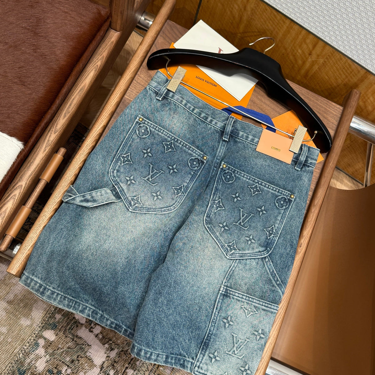 Louis Vuitton Jeans- Louis Vuitton Lou Denim Shorts Classic Everyday Designer Jeans