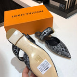 Louis Vuitton shoes Style 215 - back heel detail