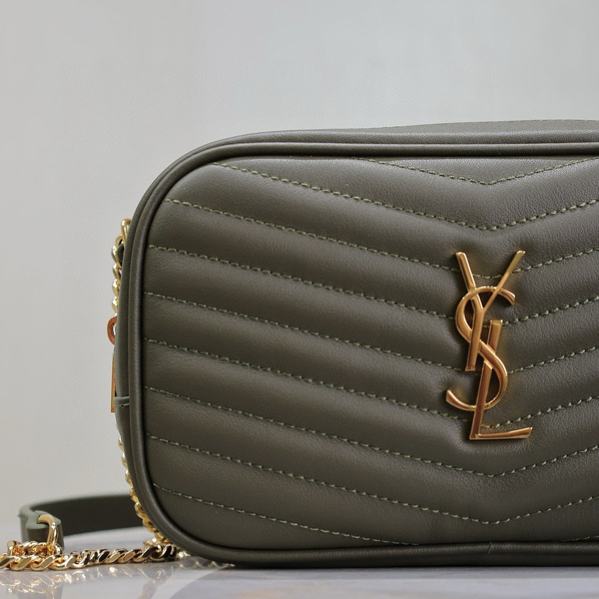 Saint Laurent Bags- Saint Laurent Lou Mini Bag Elegant Everyday Designer Handbag