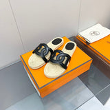 Hermès Tan Gladiator Sandals - Full Silhouette View