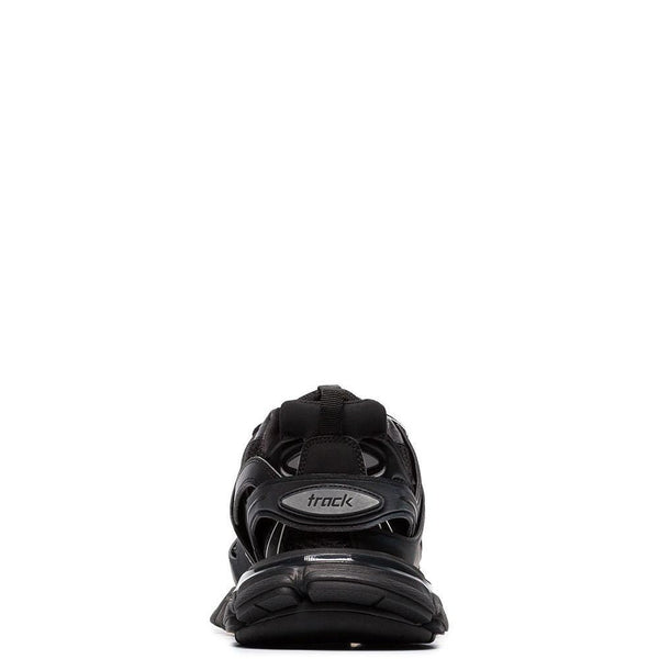 Close-up of Balenciaga sneakers hardware and fine stitching