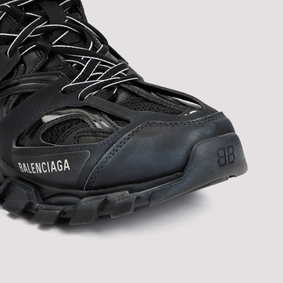 Balenciaga premium sneakers detail and craftsmanship close-up