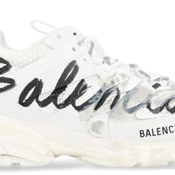 Balenciaga premium sneakers detail and craftsmanship close-up
