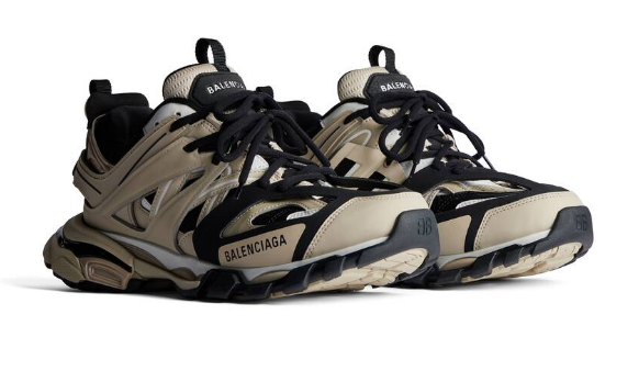 Balenciaga premium sneakers detail and craftsmanship close-up