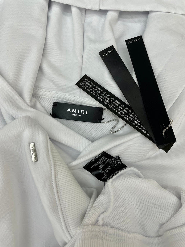 Amiri luxury hoodie detail shot