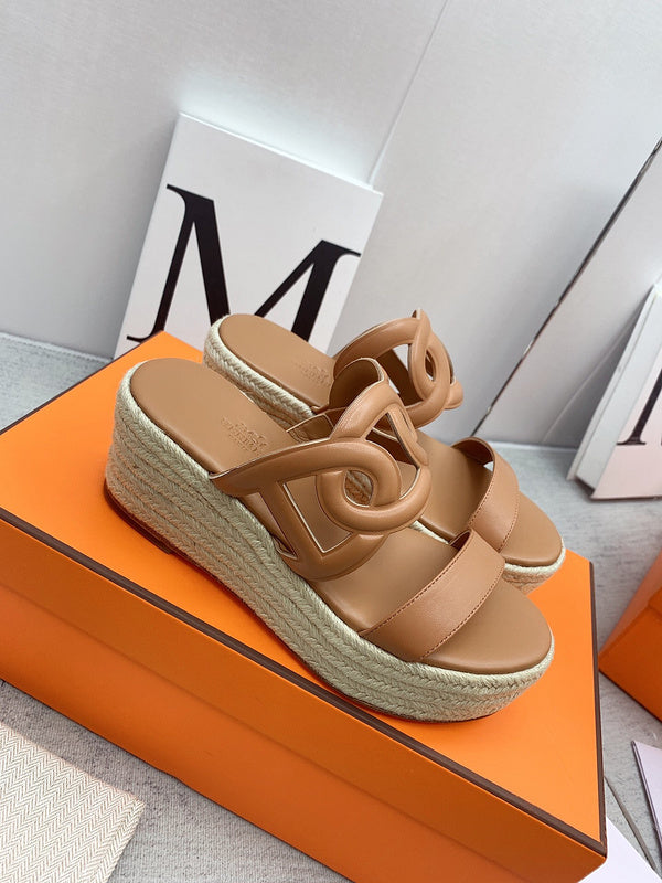 Hermès White Ankle Strap Heels - Close-Up Texture View