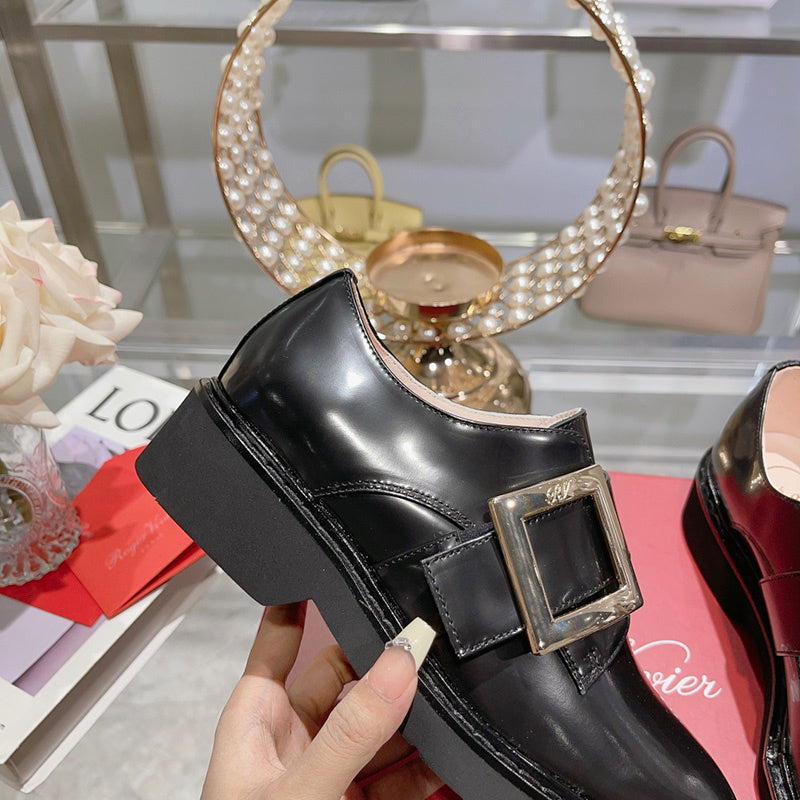 Close-up of Roger Vivier shoes craftsmanship