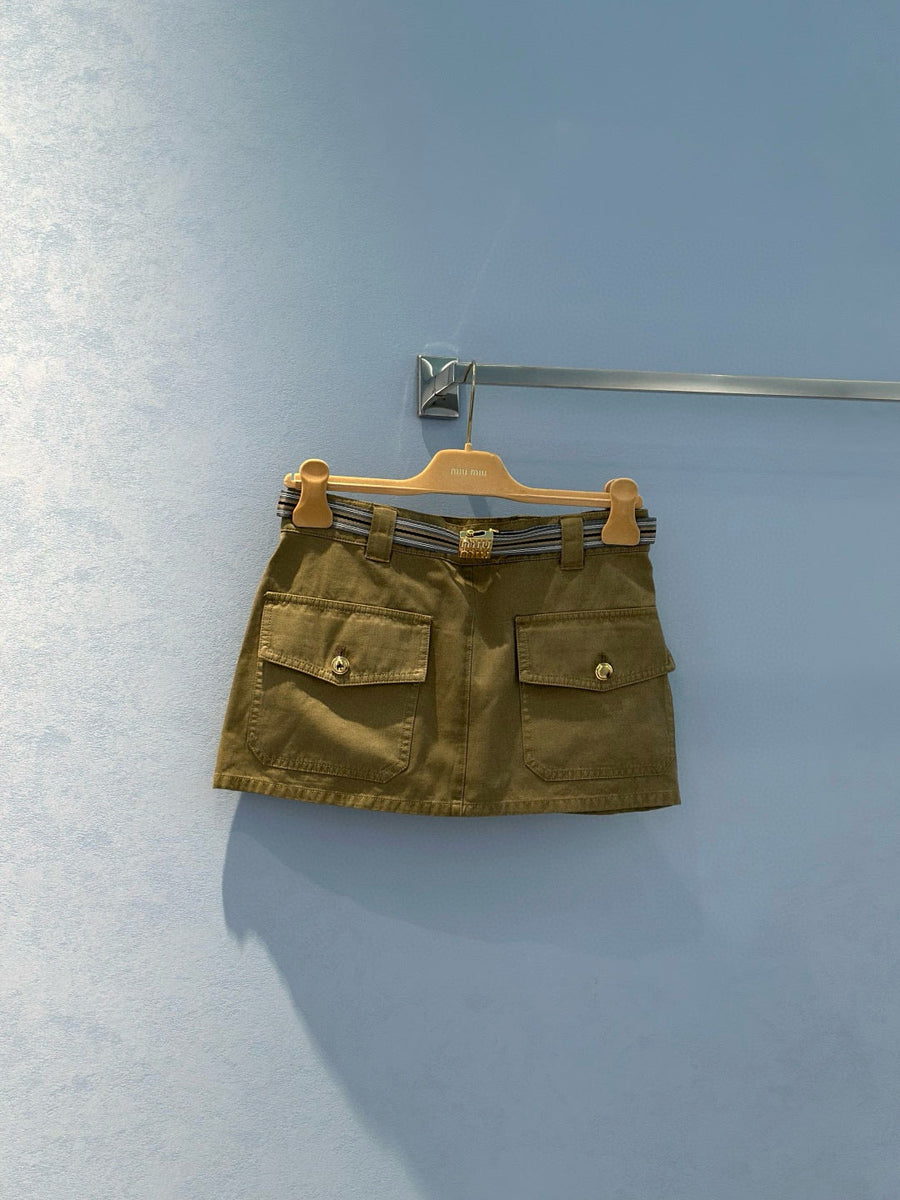 Skirts- Miu M Skirt Elegant Designer Casual Skirt