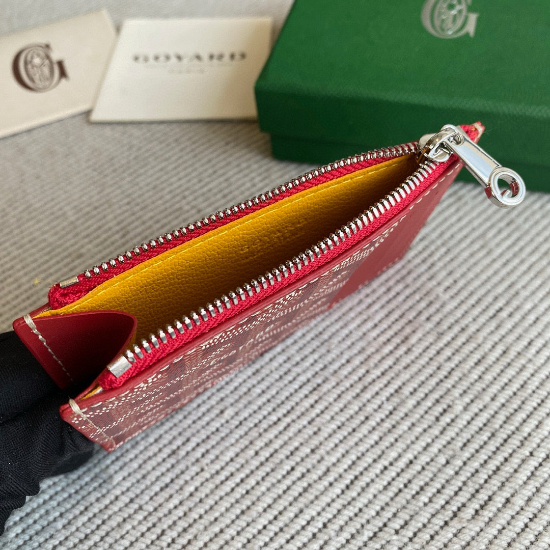 Wallets- Goya Bourbon Card Holder Compact Luxury Card Wallet