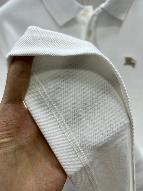 Close-up of Burberry designer clothing craftsmanship