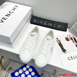 Givenchy Tan Loafer Flats - Side Profile View