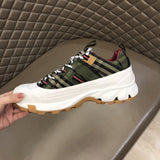 Burberry shoes Style 127 - close-up of iconic logo design