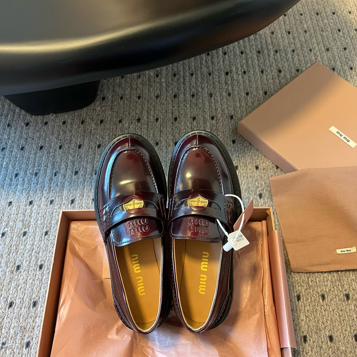 Shoes- Miu M Loafers Premium Designer Casual Shoes
