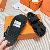 Hermes sandals Style 217 - logo and branding close-up