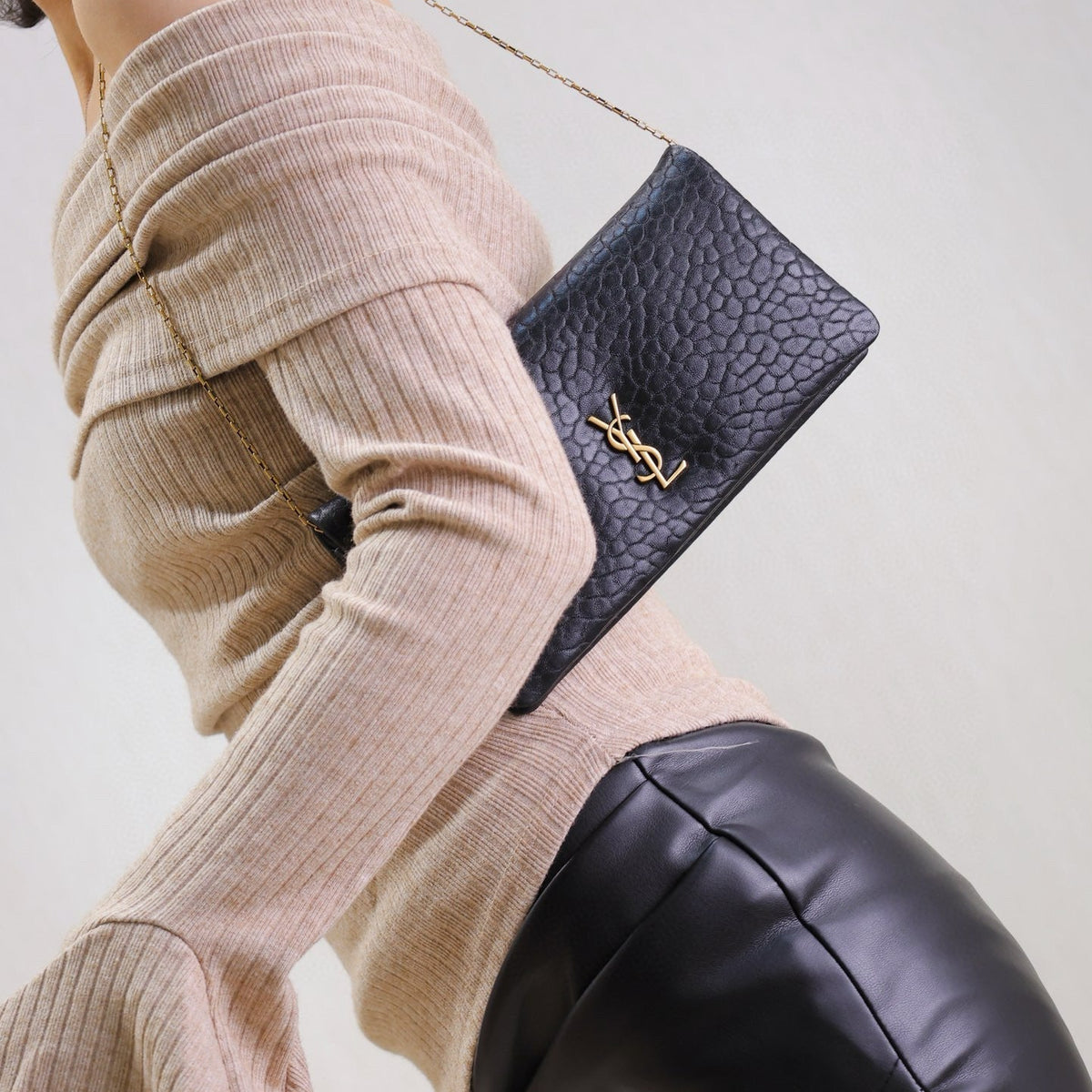 Saint Laurent Bags- Saint Laurent Calypso Mini Bag Premium Designer Shoulder Bag