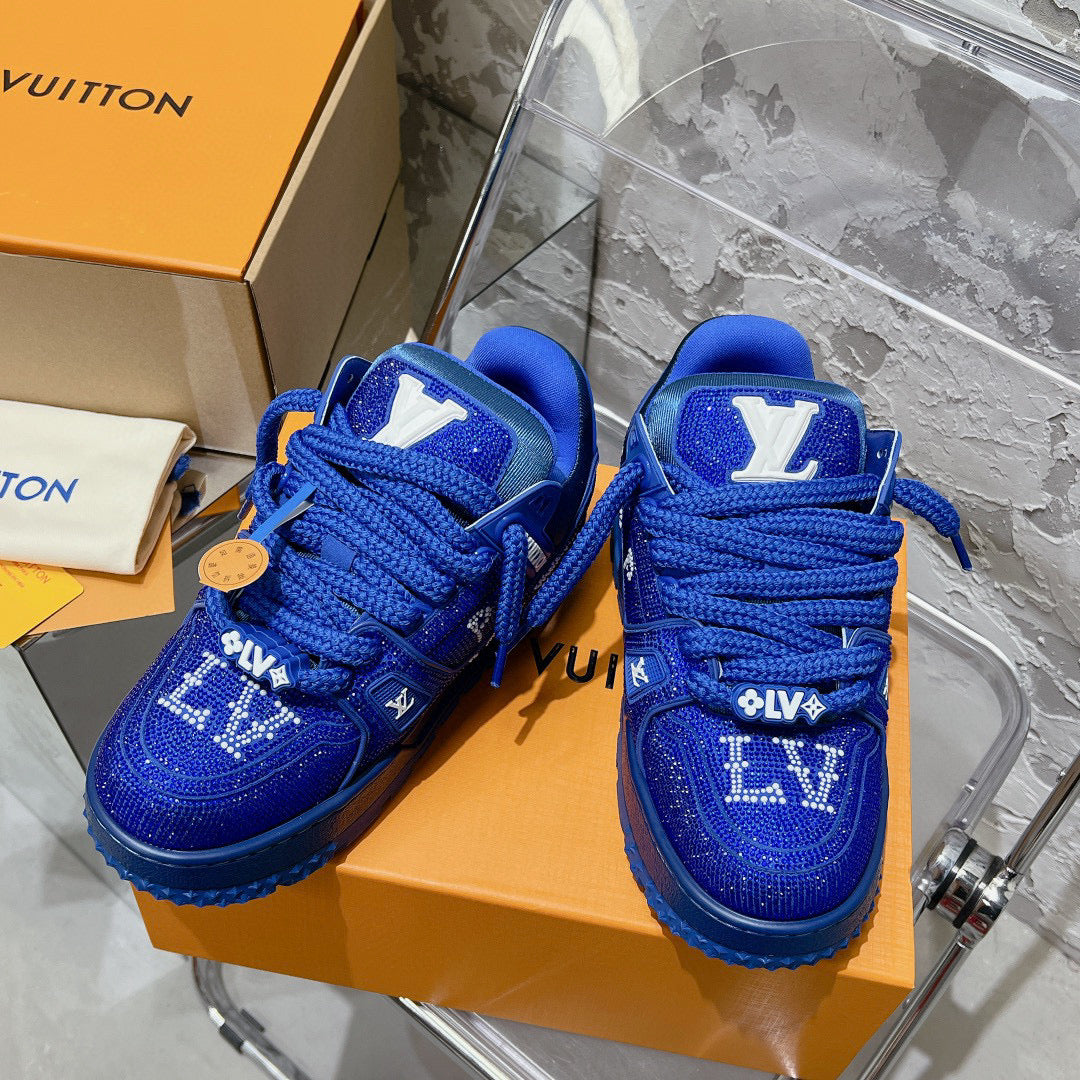 Louis Vuitton Shoes- Louis Vuitton Lou Trainers Comfortable Everyday Designer Shoes