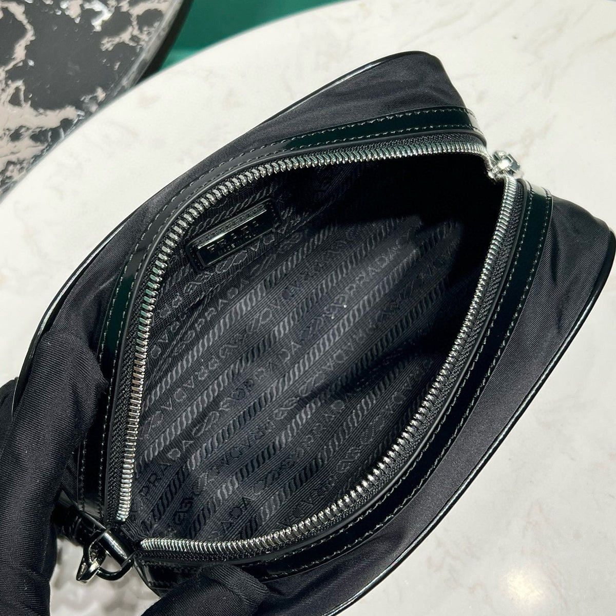 Bags? Pd Re-nylon Pouch Luxury Designer Leather Handbag