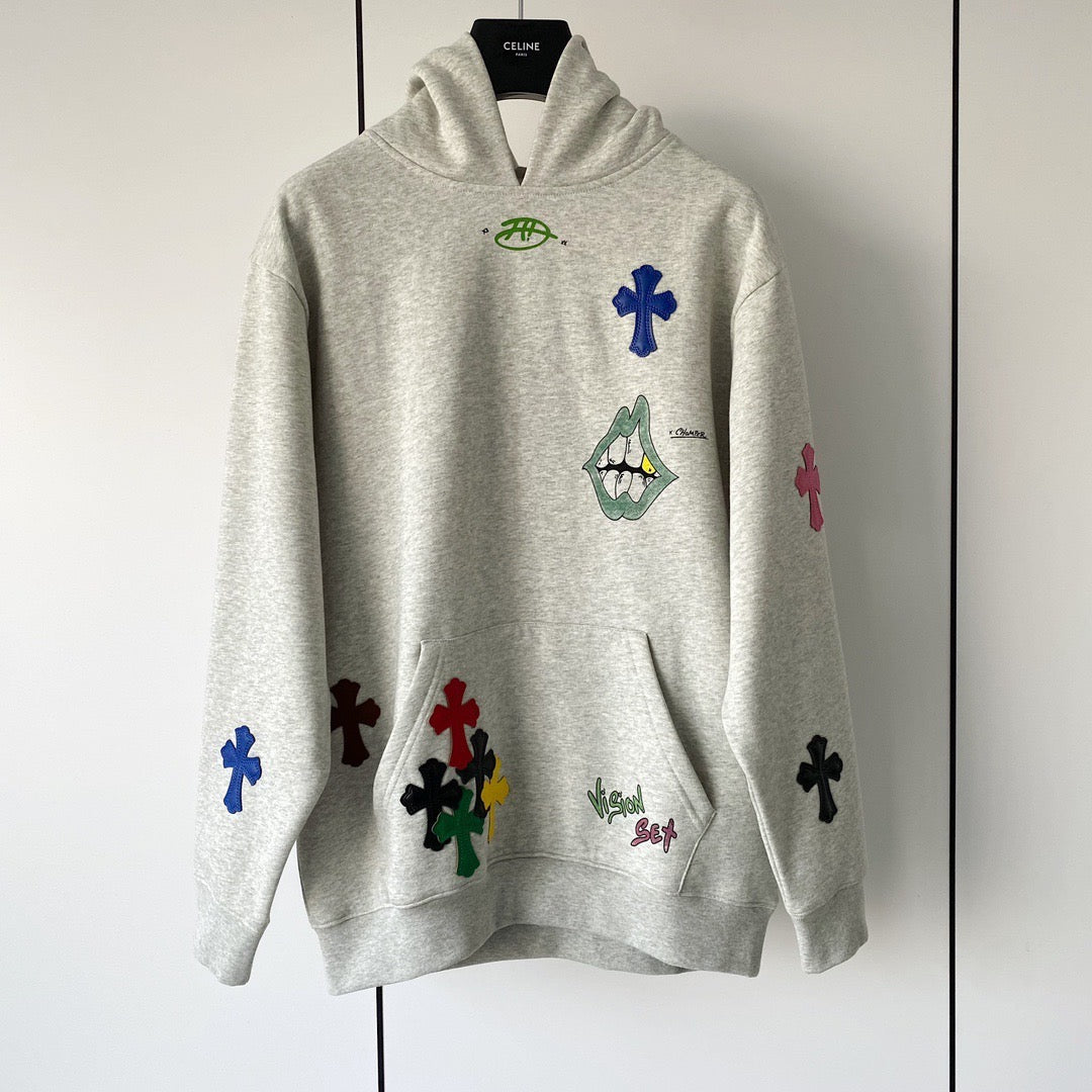 Hoodies- Chrome H Hoodie Premium Designer Casual Hoodie