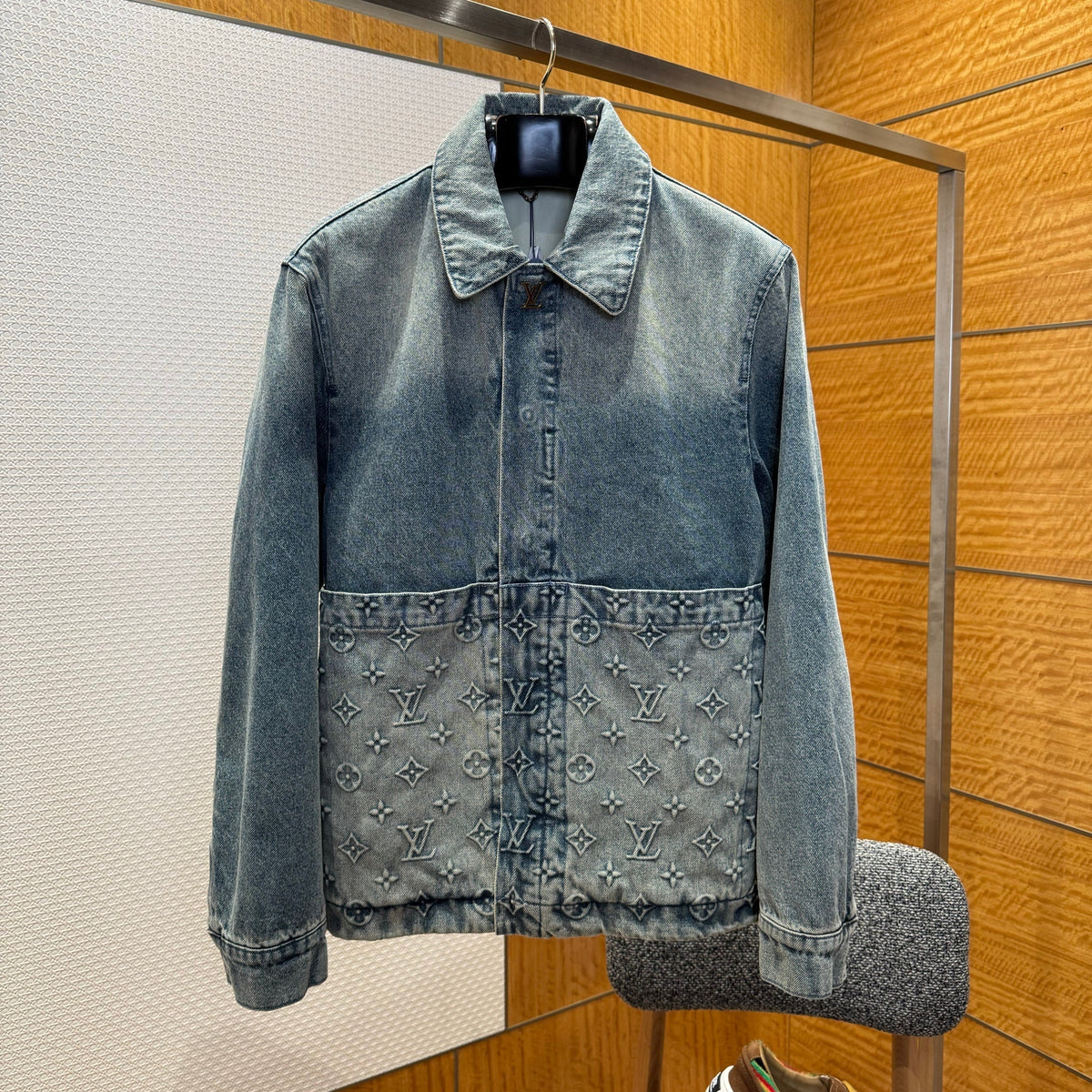 Louis Vuitton Jackets- Louis Vuitton Lou Denim Jacket Stylish Everyday Designer Outerwear