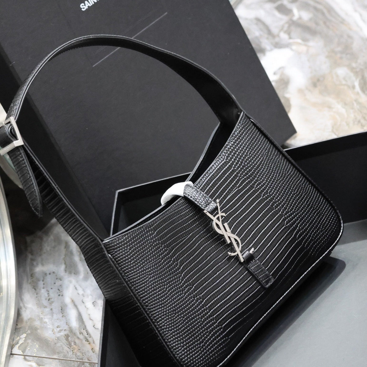 Saint Laurent Bags- Saint Laurent Le 5 A 7 Hobo Bag Premium Designer Shoulder Bag