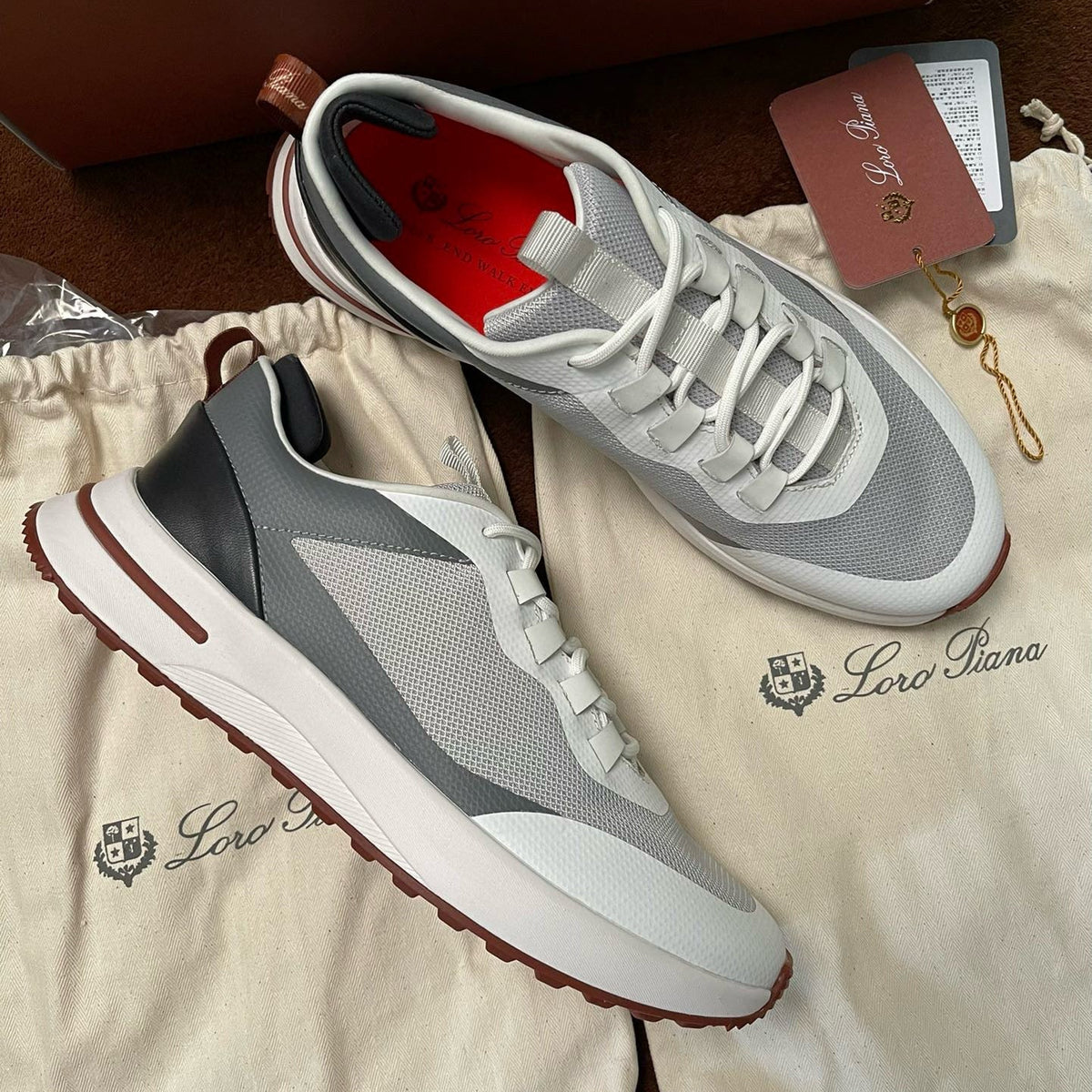 Shoes- Loro P Weekend Walk Trainers Luxury Lifestyle Designer Footwear