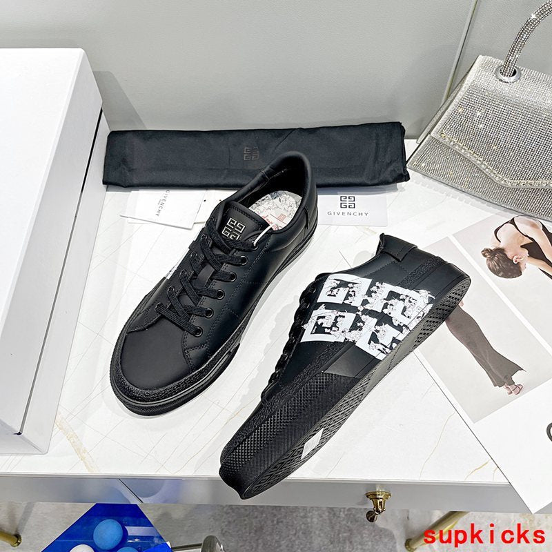 Givenchy Tan Slip-On Sneakers - Lifestyle Styling Shot