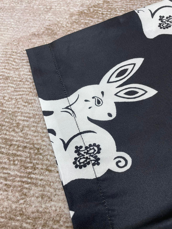 Close-up of Amiri t-shirt craftsmanship