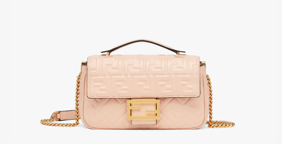 Fendi Bags? Fendi Baguette Chain Midi Nappa leather Bag Premium Designer Shoulder Bag