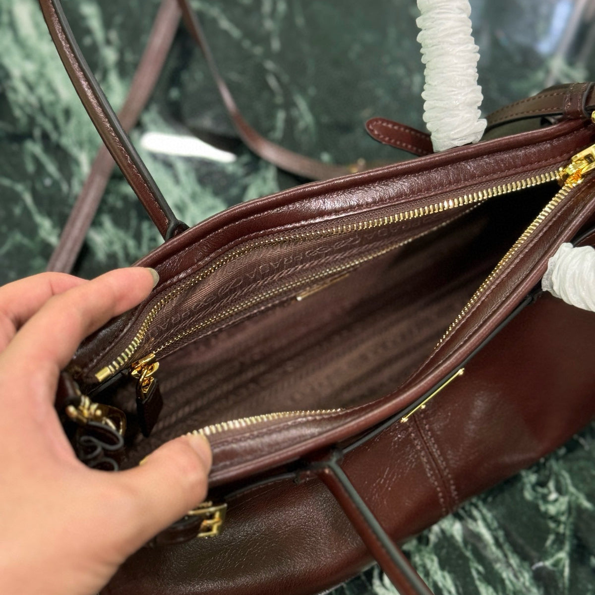 Bags- Pd Medium Leather Handbag Premium Designer Shoulder Bag