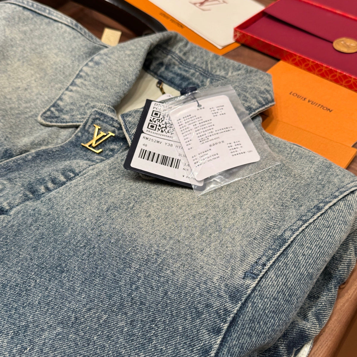 Louis Vuitton Jackets- Louis Vuitton Lou Denim Jacket Stylish Everyday Designer Outerwear