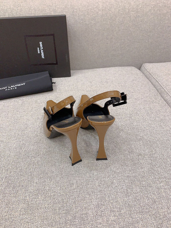 Saint Laurent luxury shoes detail shot