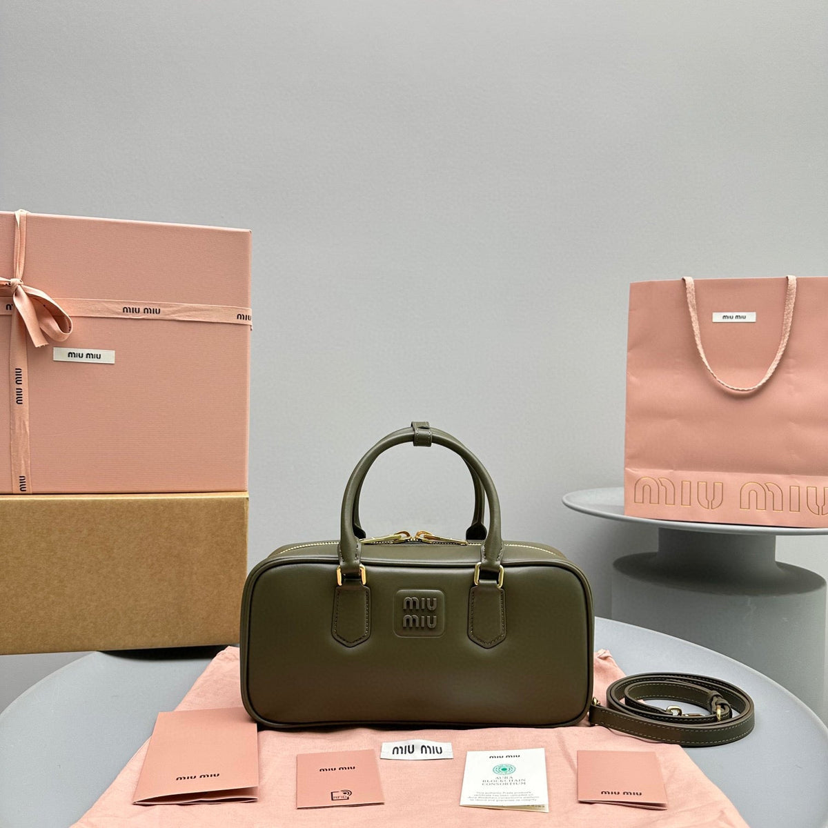 Bags- Miu M Arcadie Bag Luxury Designer Leather Handbag