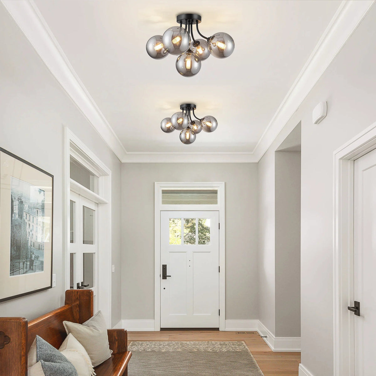 Modern Ceiling Light 5-Light Sputnik Ceiling Light Fixture