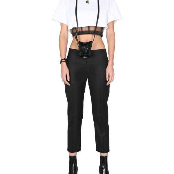 Alexander McQueen Pants? Alexander Mcqueen Women Cropped Trousers Premium Designer Casual Trousers