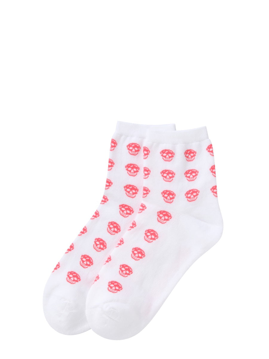 Alexander McQueen Shorts? Alexander Mcqueen Women Short Skull Sock Premium Designer Casual Shorts
