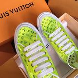 Louis Vuitton luxury shoes detail shot